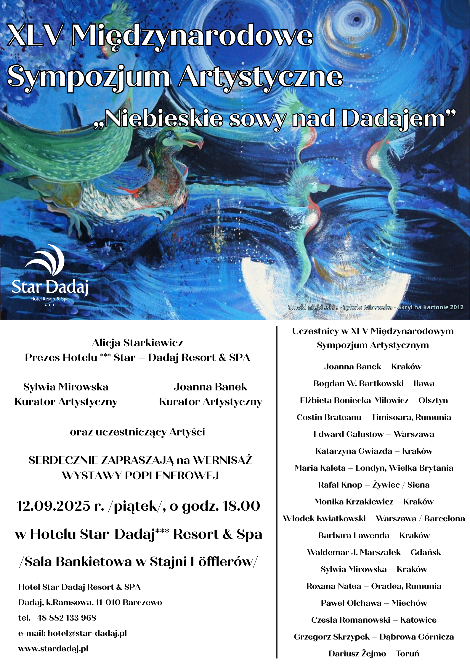 XLV Międzynarodowe Sympozjum Artystyczne XLV Międzynarodowe Sympozjum Artystyczne