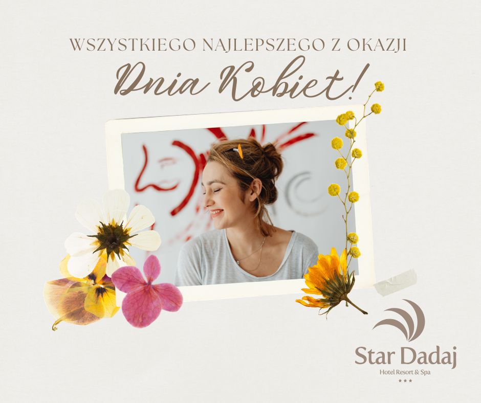 Post na Facebooka – Dzień Kobiet życzenia kremowy delikatny organiczny